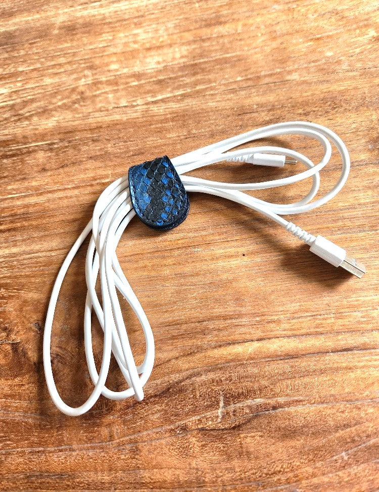 藍染パイソン「PYTHON BLUE」マグネットクリップ